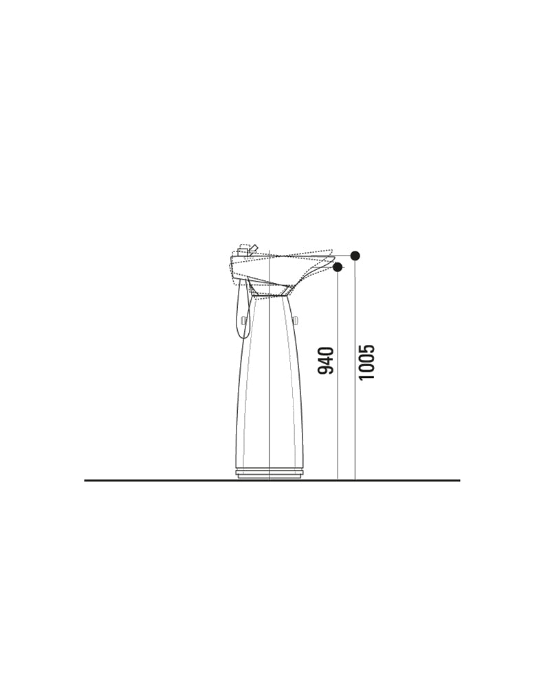 Contura Form PLUS - Svart tvättkolonn